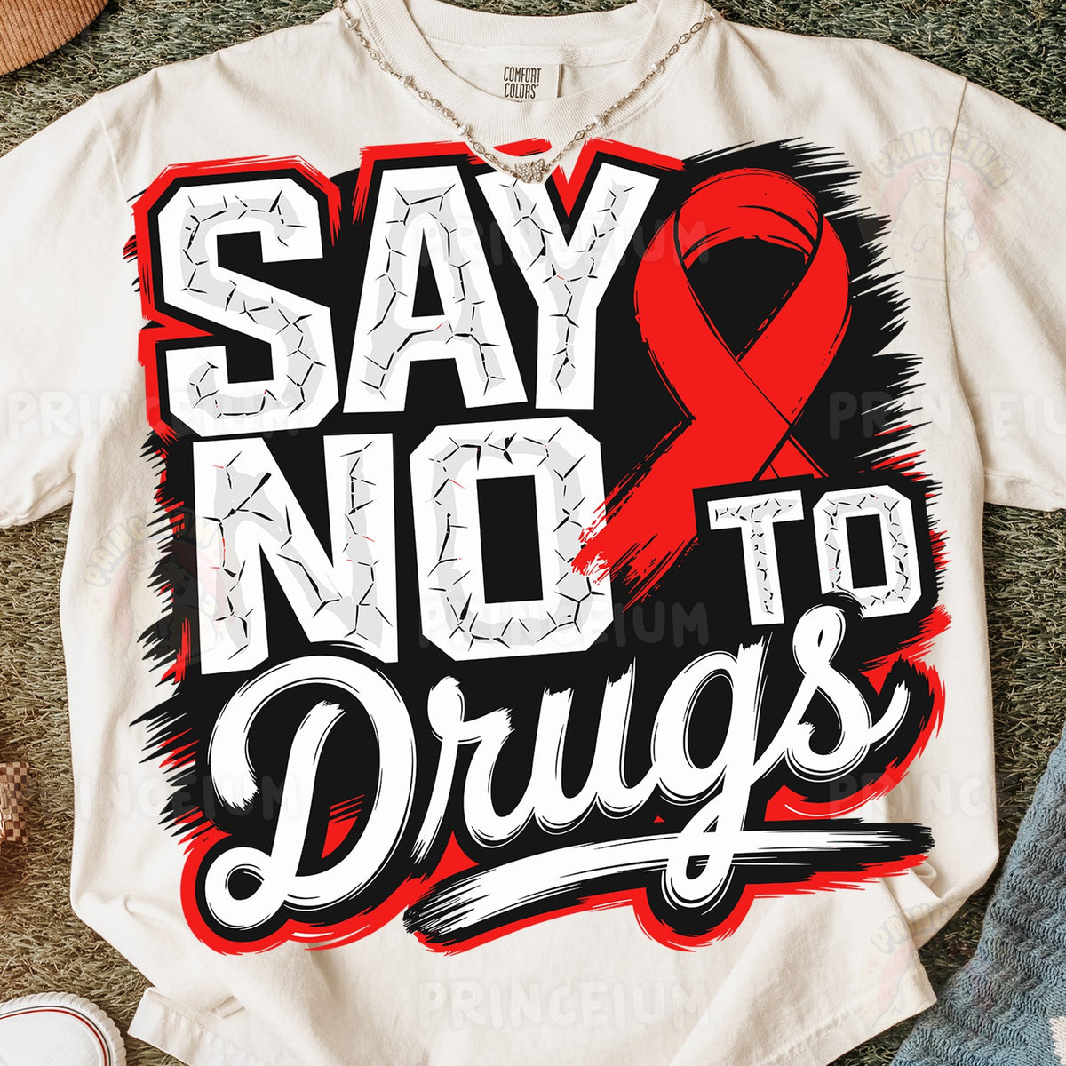 Say No to Drugs Red Ribbon