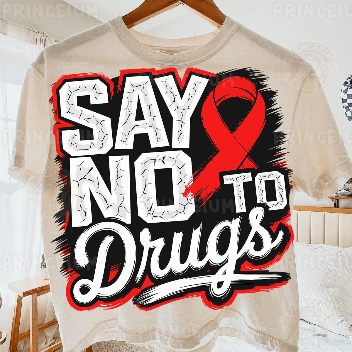 Say No to Drugs Red Ribbon