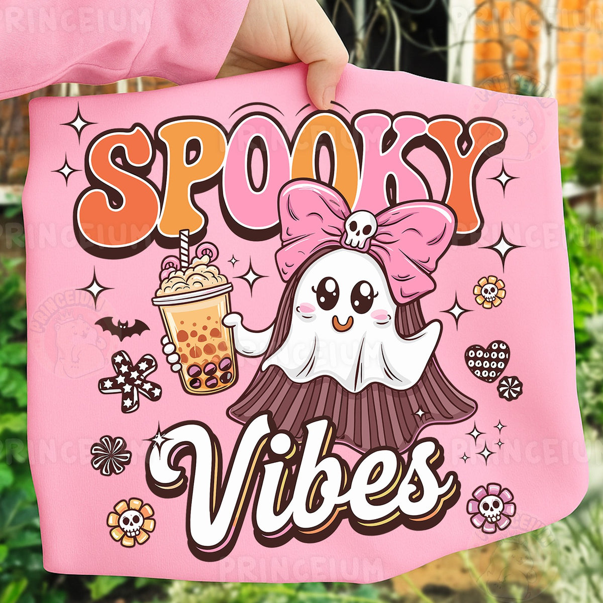 Spooky Vibes Boba Ghost