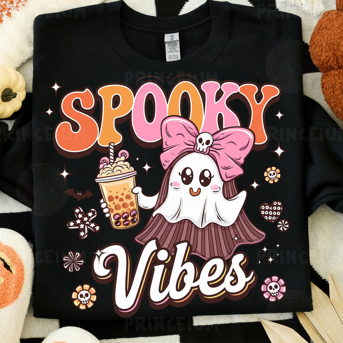 Spooky Vibes Boba Ghost