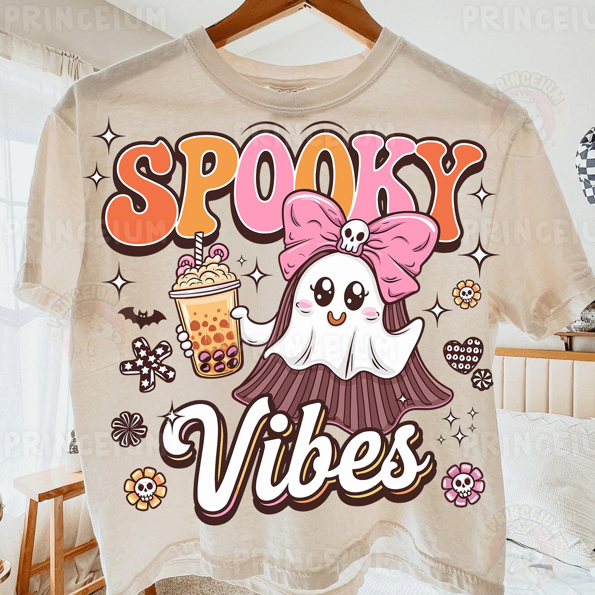 Spooky Vibes Boba Ghost