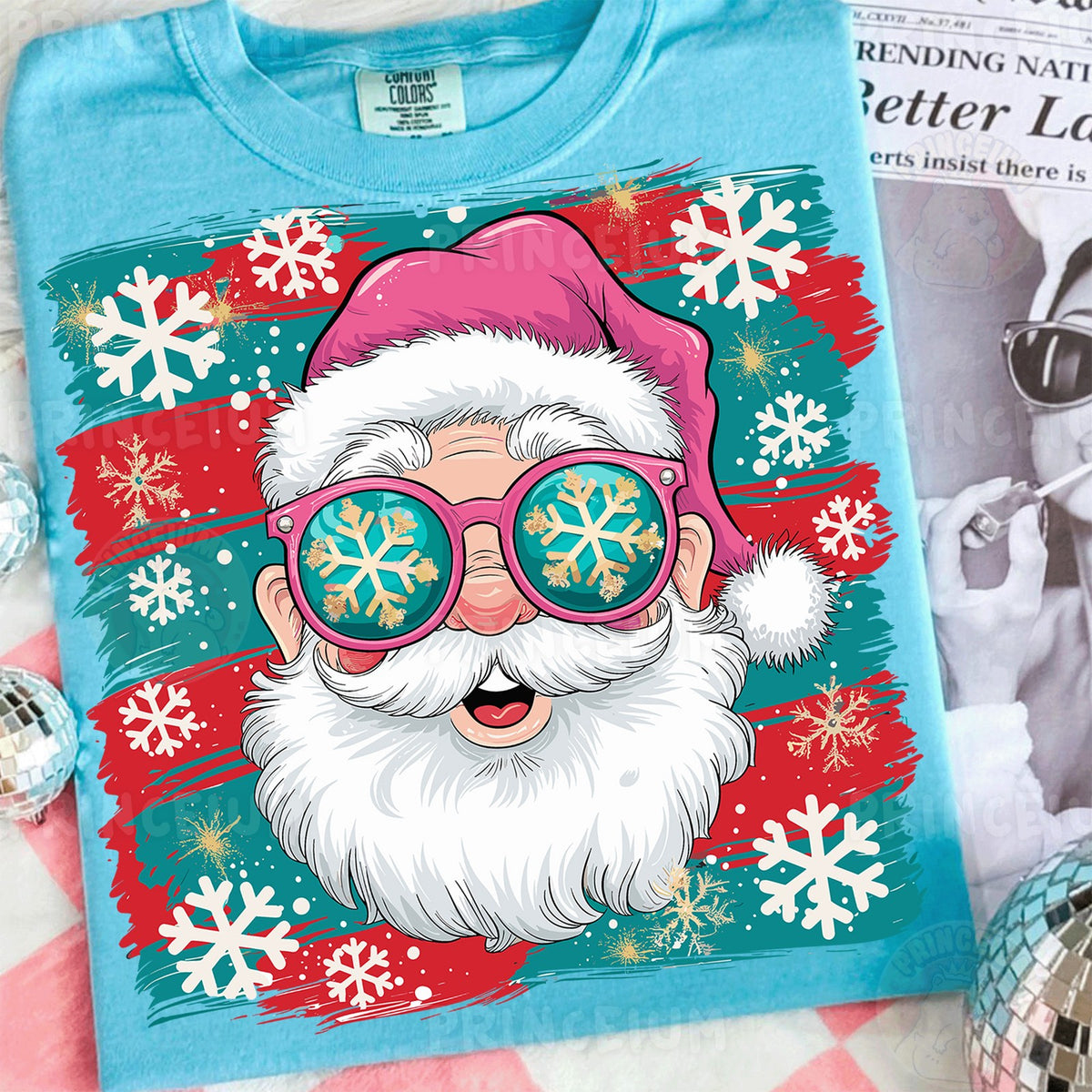 Cool Santa Snowflake Shades