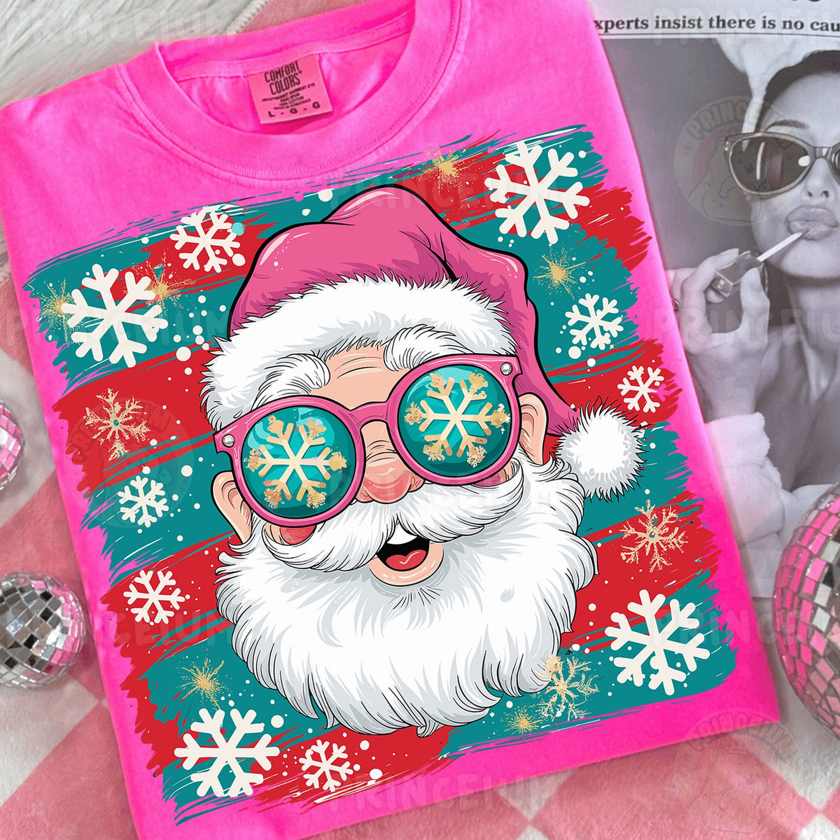 Cool Santa Snowflake Shades