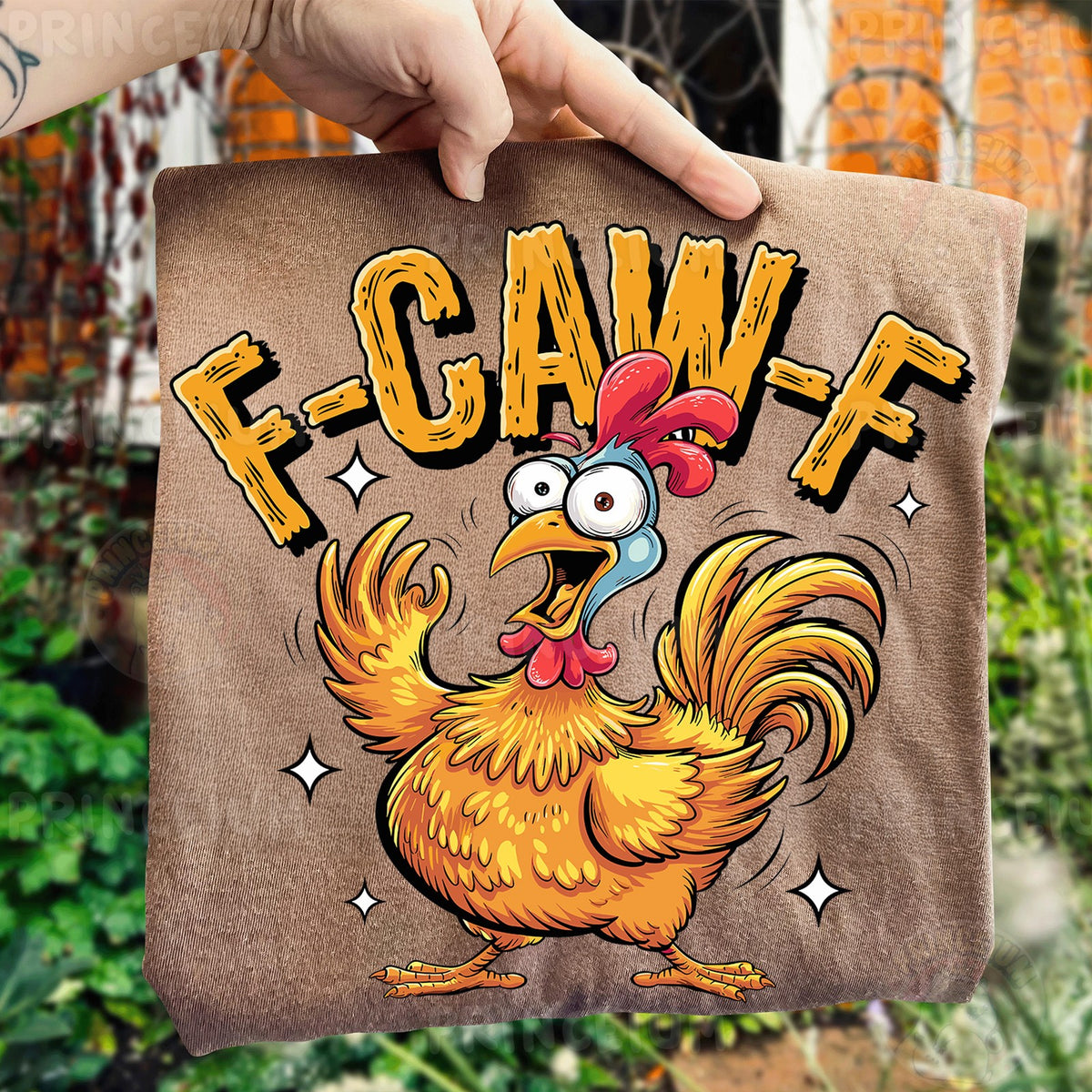 Startled Chicken F-Caw-F