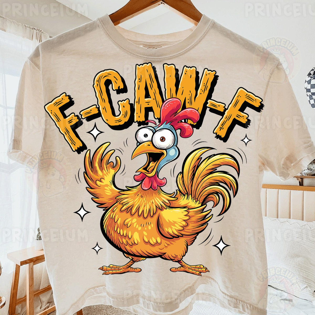 Startled Chicken F-Caw-F