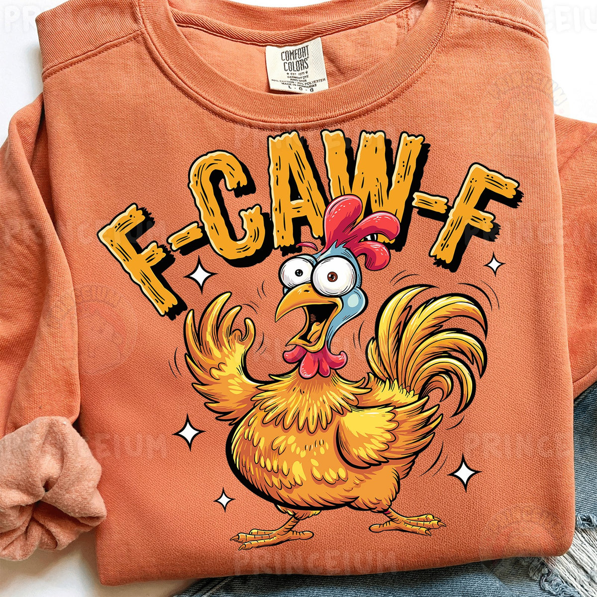 Startled Chicken F-Caw-F