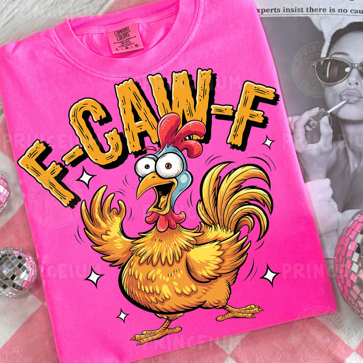 Startled Chicken F-Caw-F