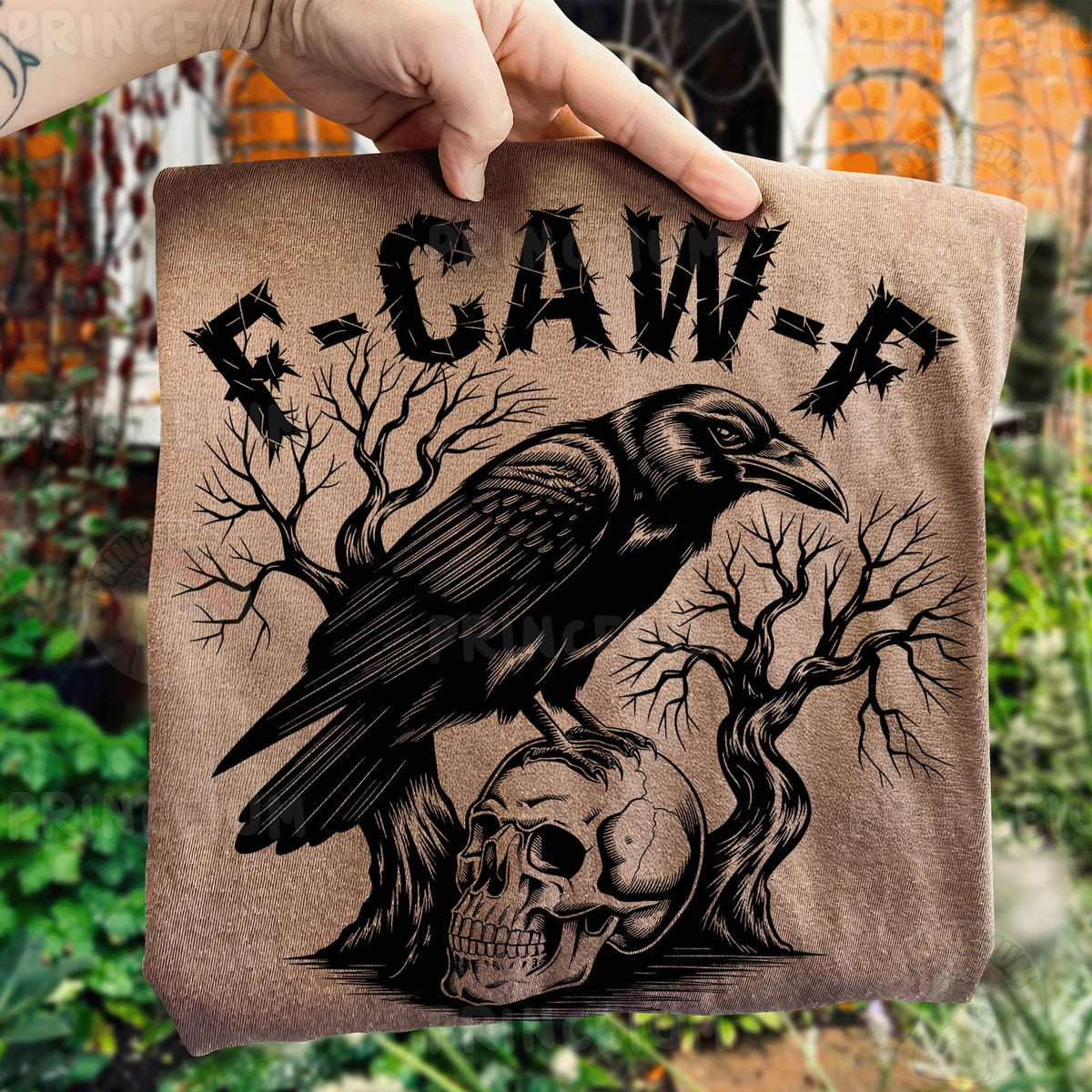 F-Caw-F Raven and Skull