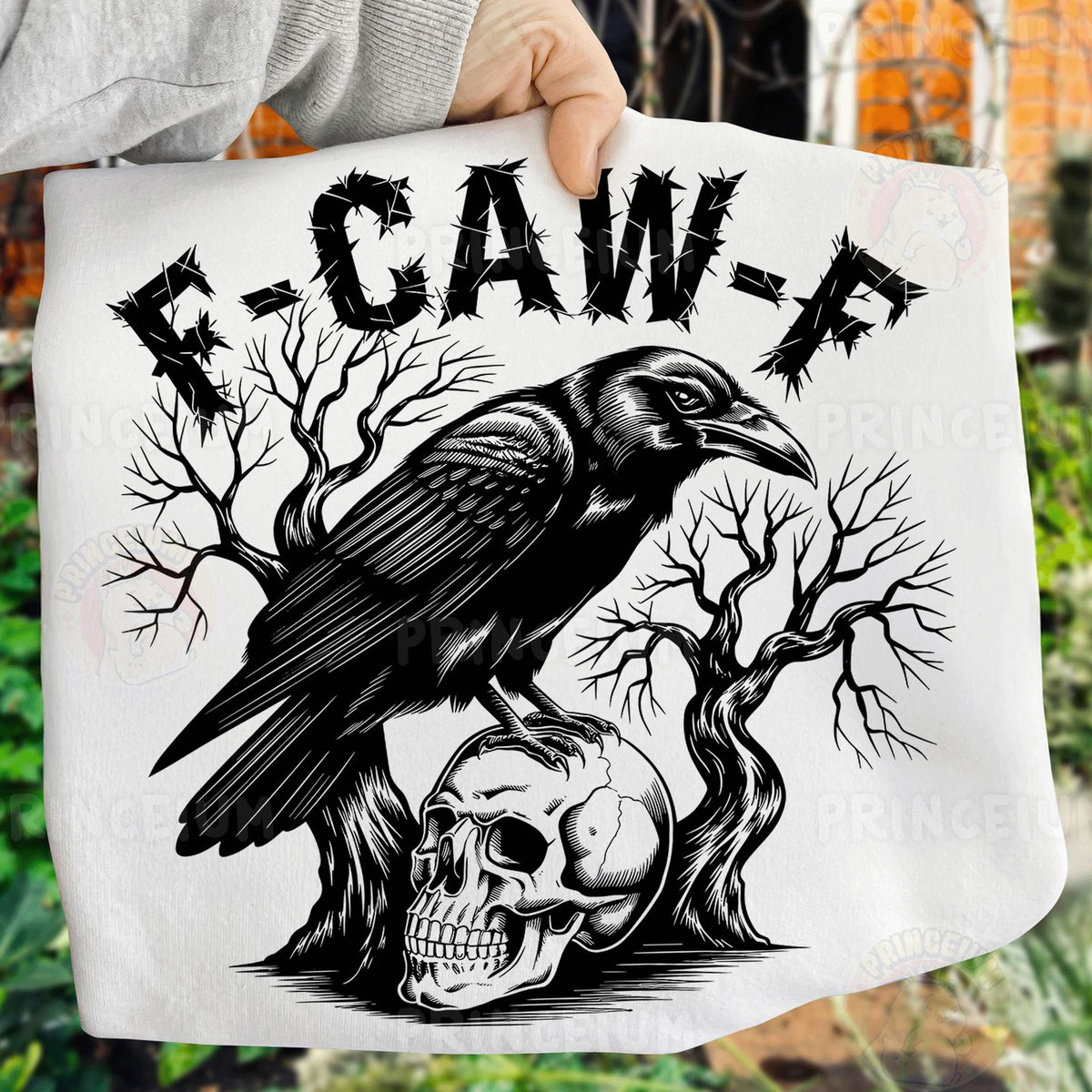 F-Caw-F Raven and Skull