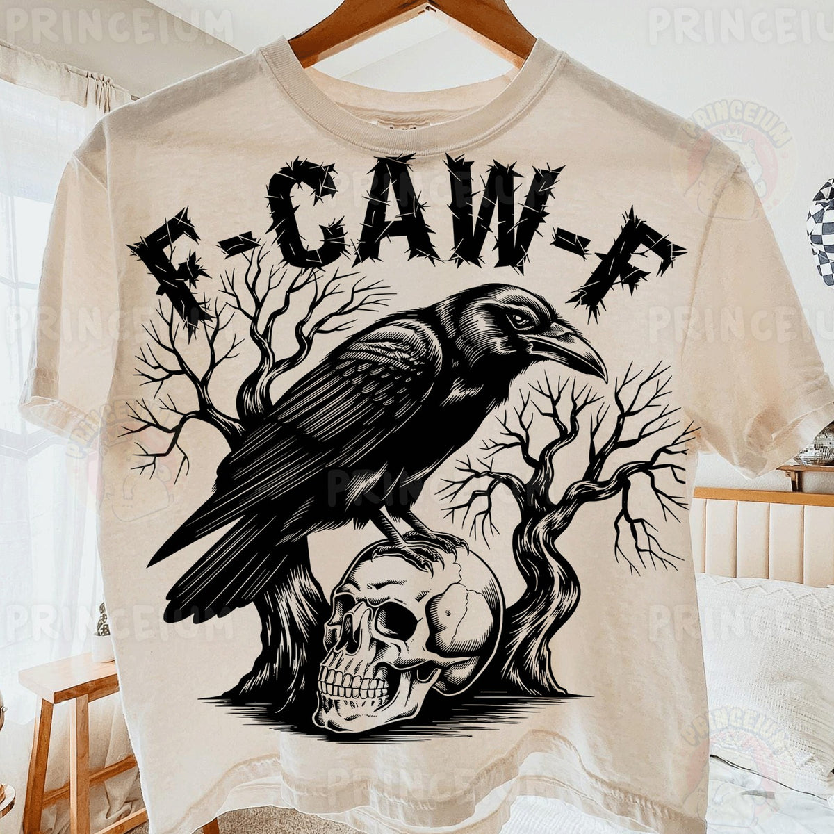 F-Caw-F Raven and Skull