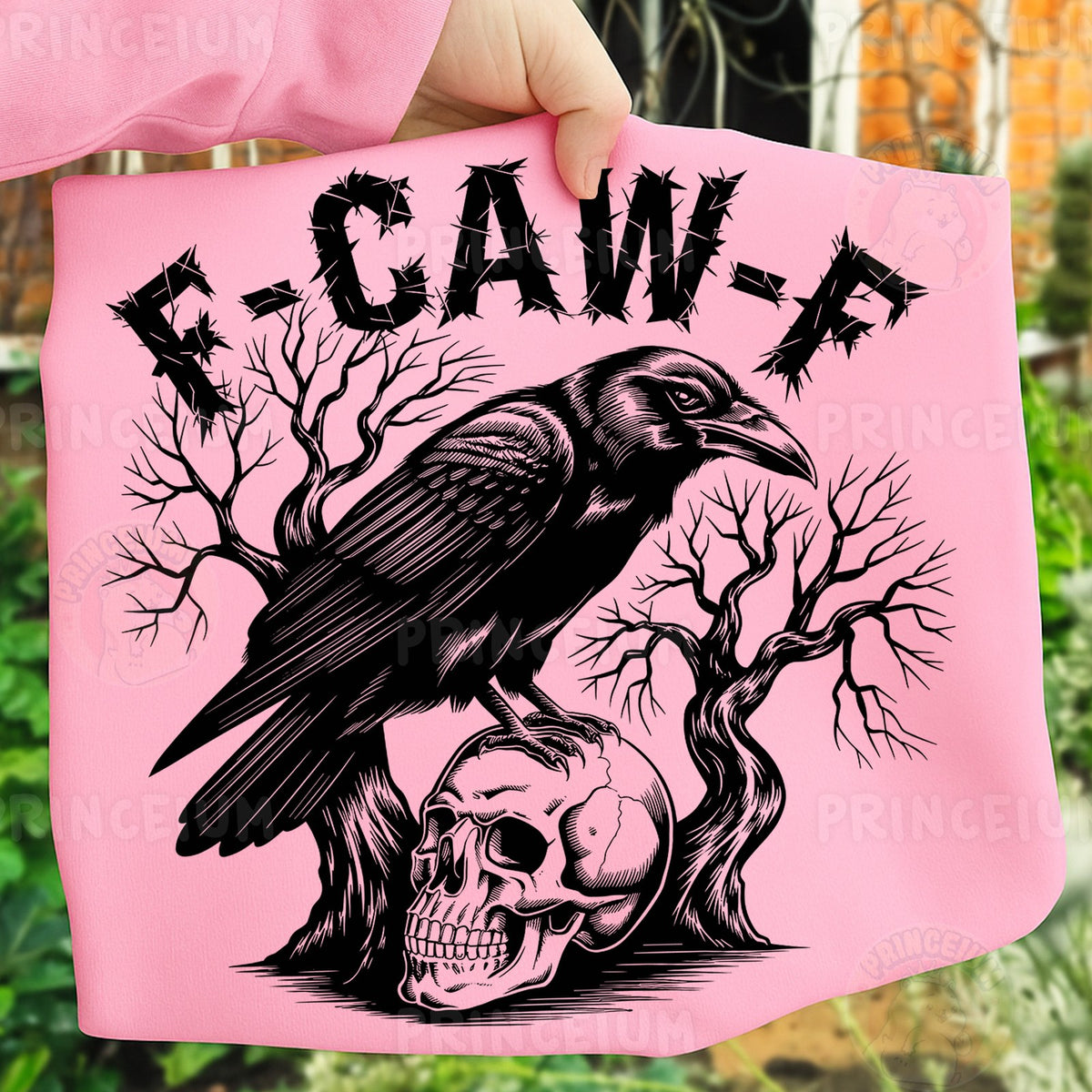 F-Caw-F Raven and Skull