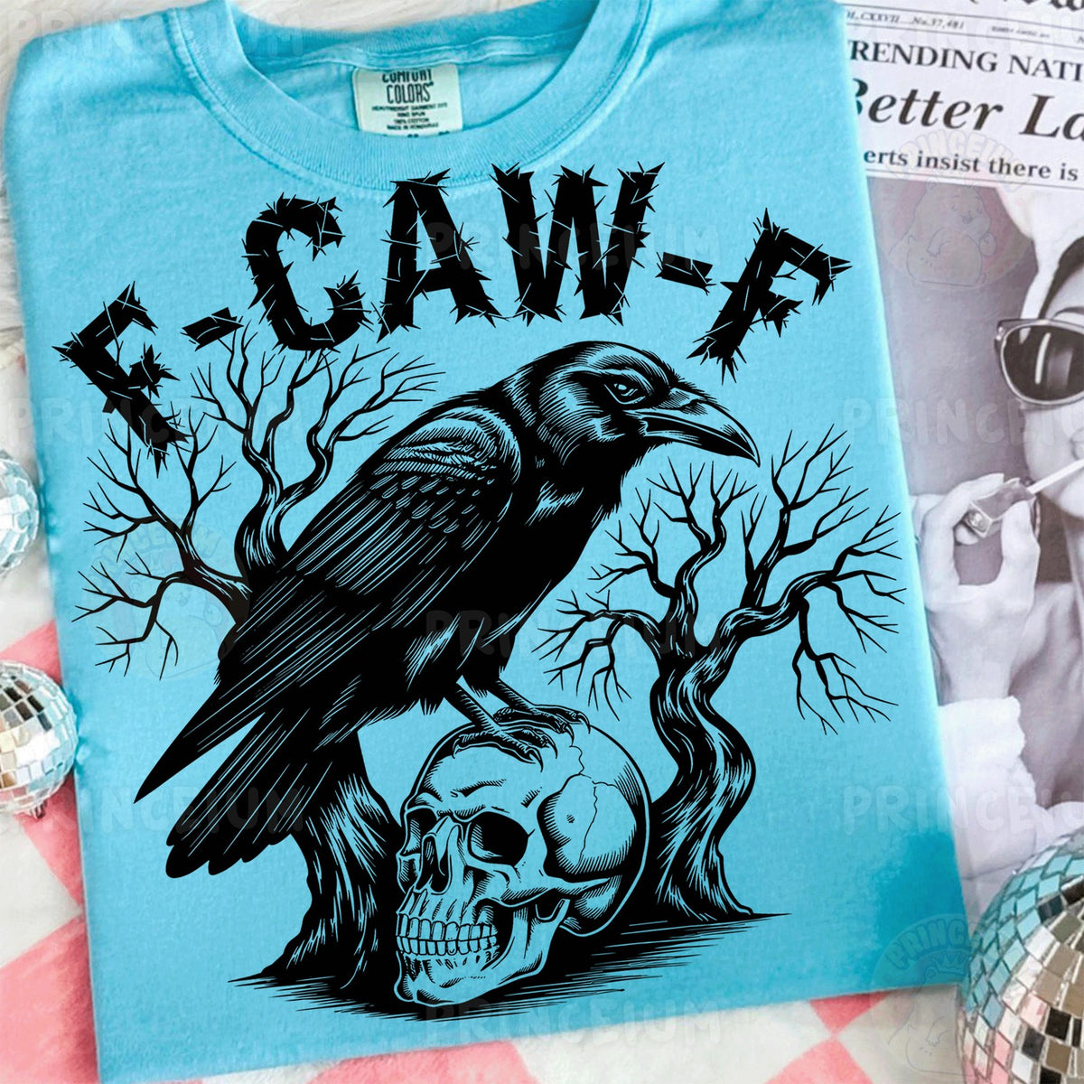 F-Caw-F Raven and Skull