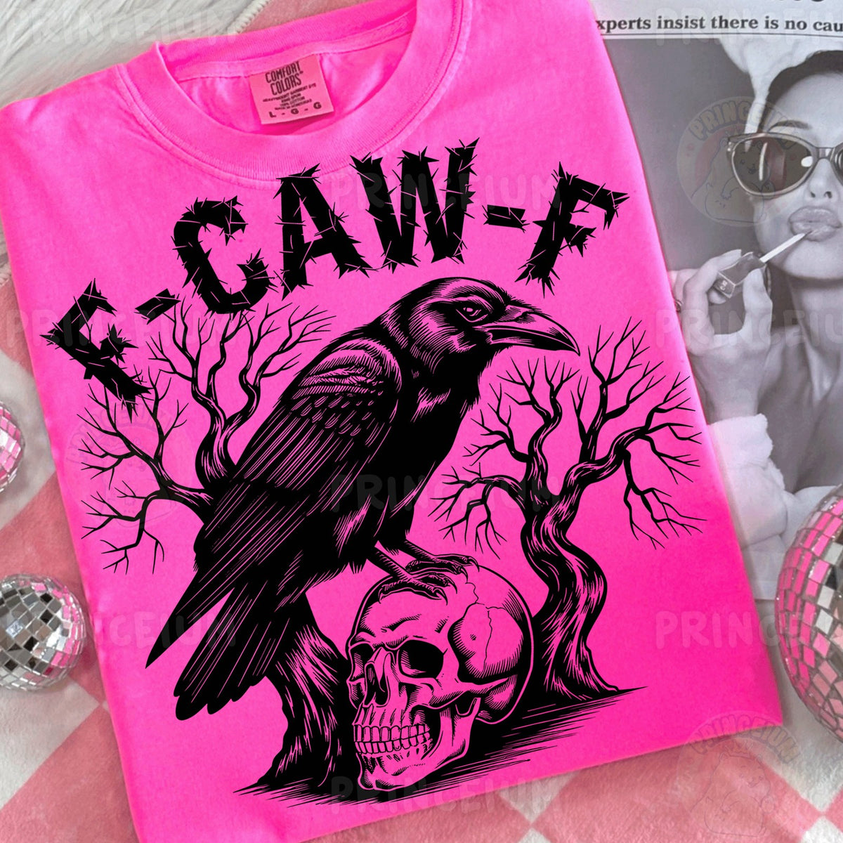 F-Caw-F Raven and Skull