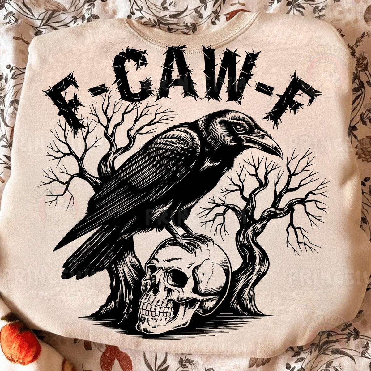 F-Caw-F Raven and Skull