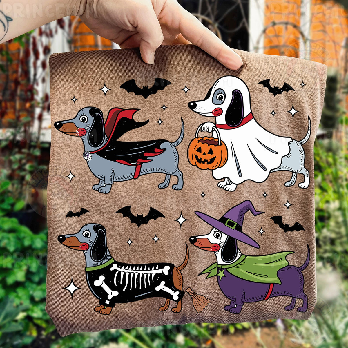 Spooky Dachshund Costume Party
