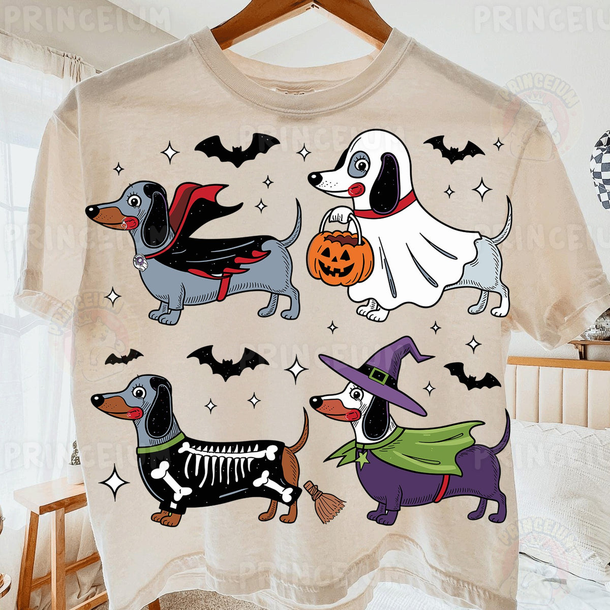 Spooky Dachshund Costume Party
