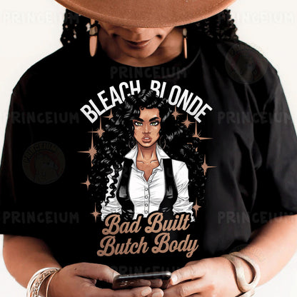a woman wearing a black shirt and a hat holding a cell phone