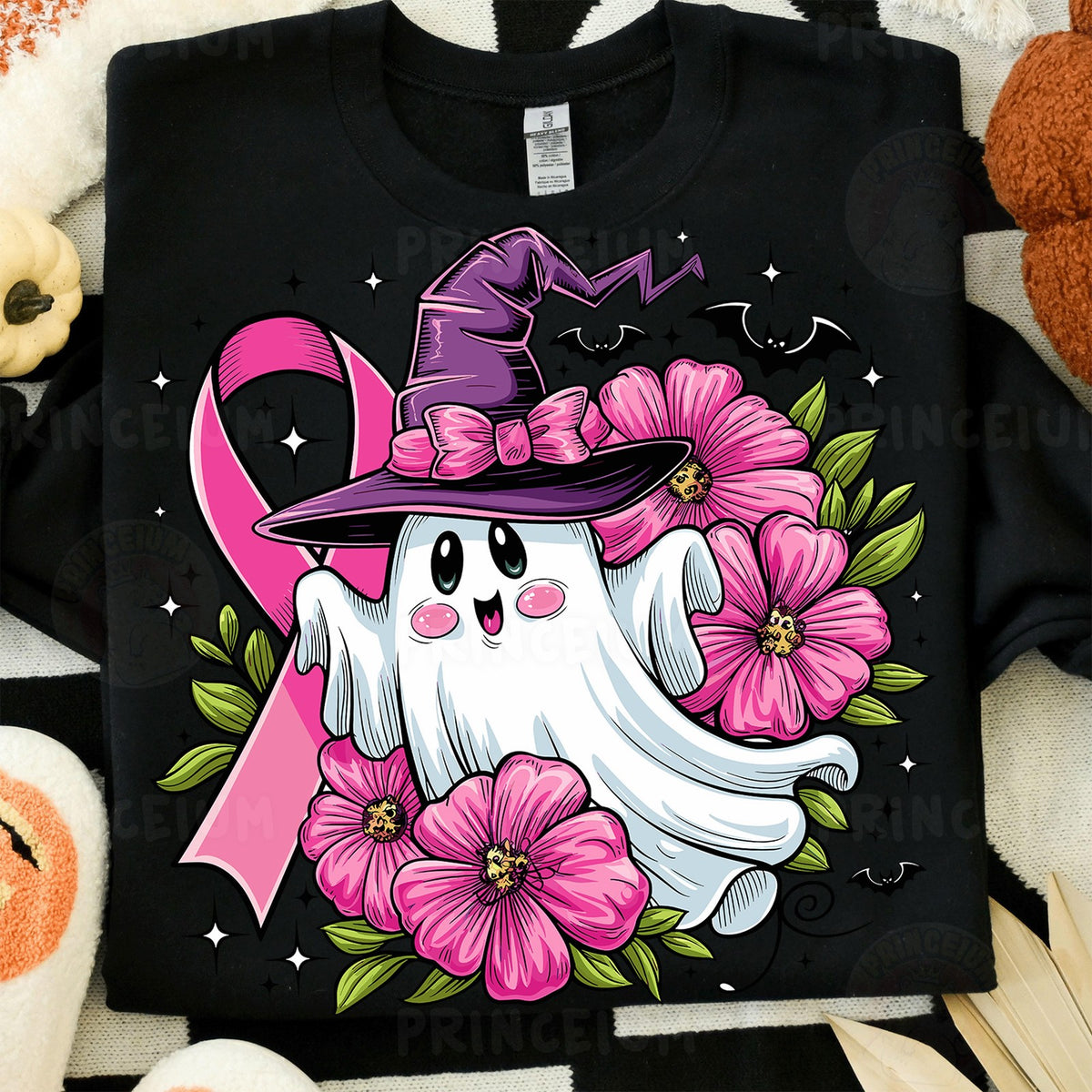 Pink Ribbon Witch Ghost