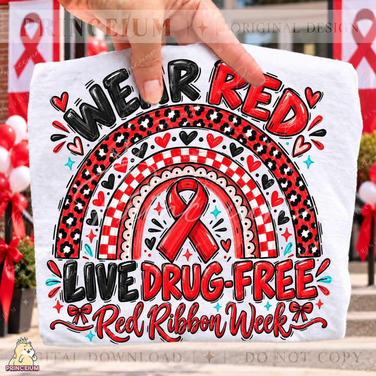 Wear Red Live Drug-Free Rainbow