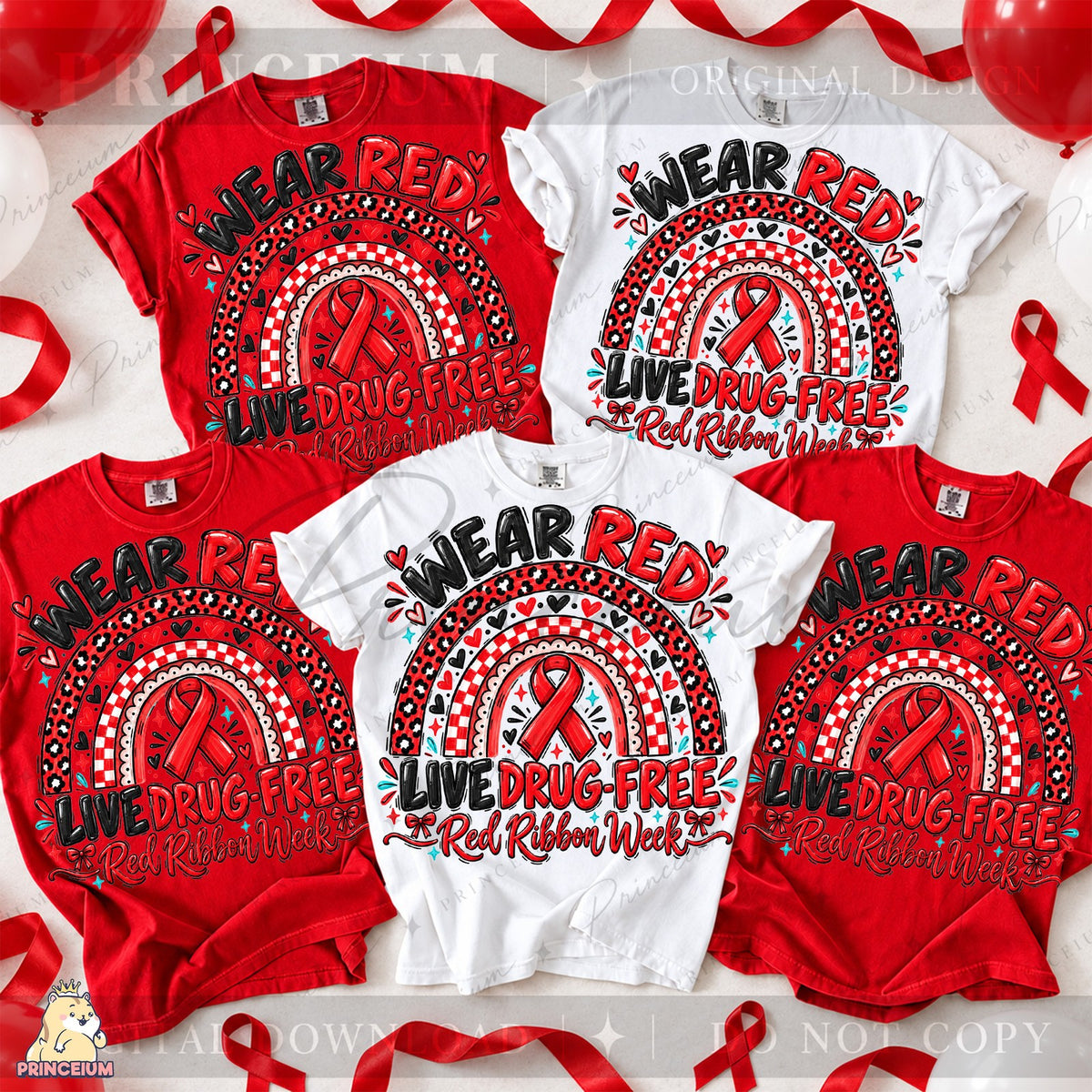 Wear Red Live Drug-Free Rainbow