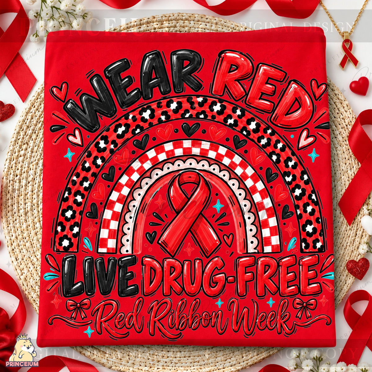 Wear Red Live Drug-Free Rainbow