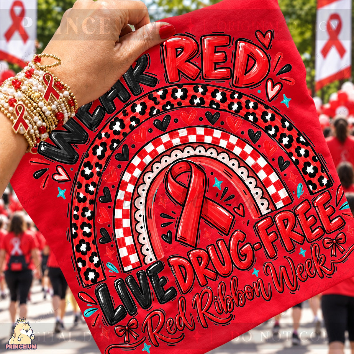 Wear Red Live Drug-Free Rainbow