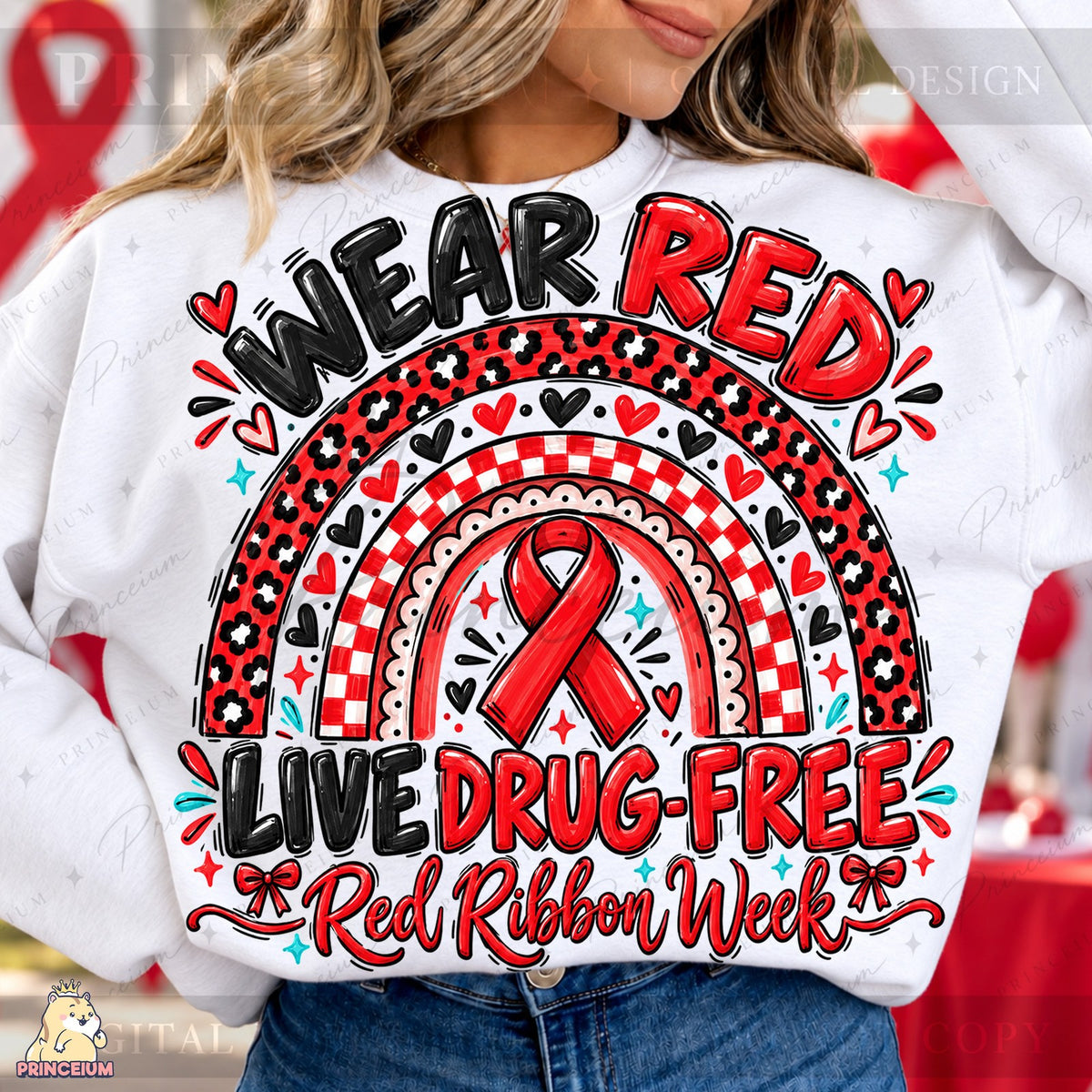 Wear Red Live Drug-Free Rainbow