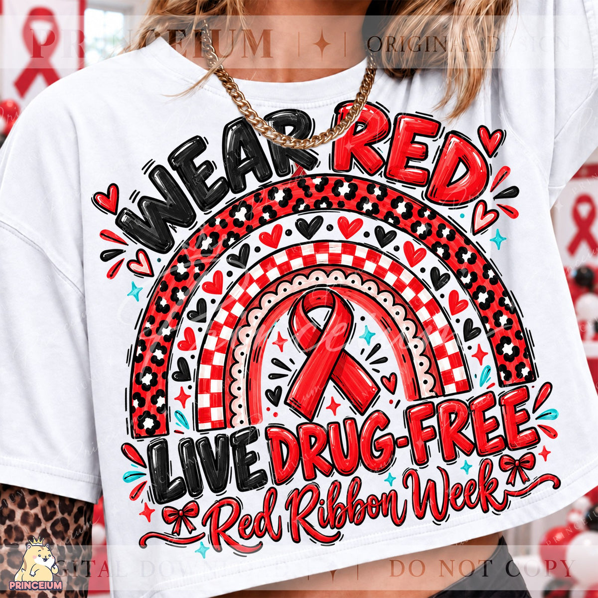Wear Red Live Drug-Free Rainbow