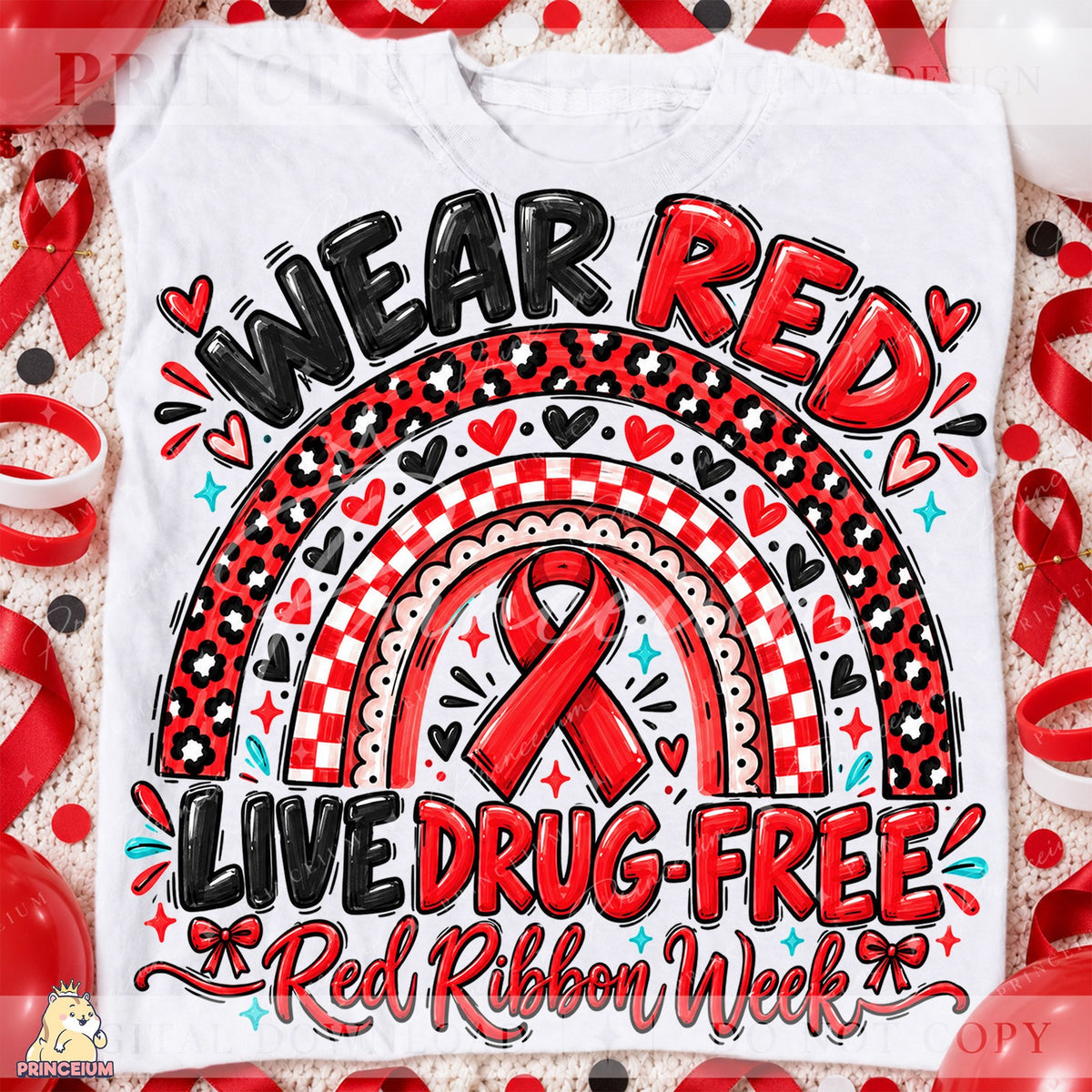 Wear Red Live Drug-Free Rainbow