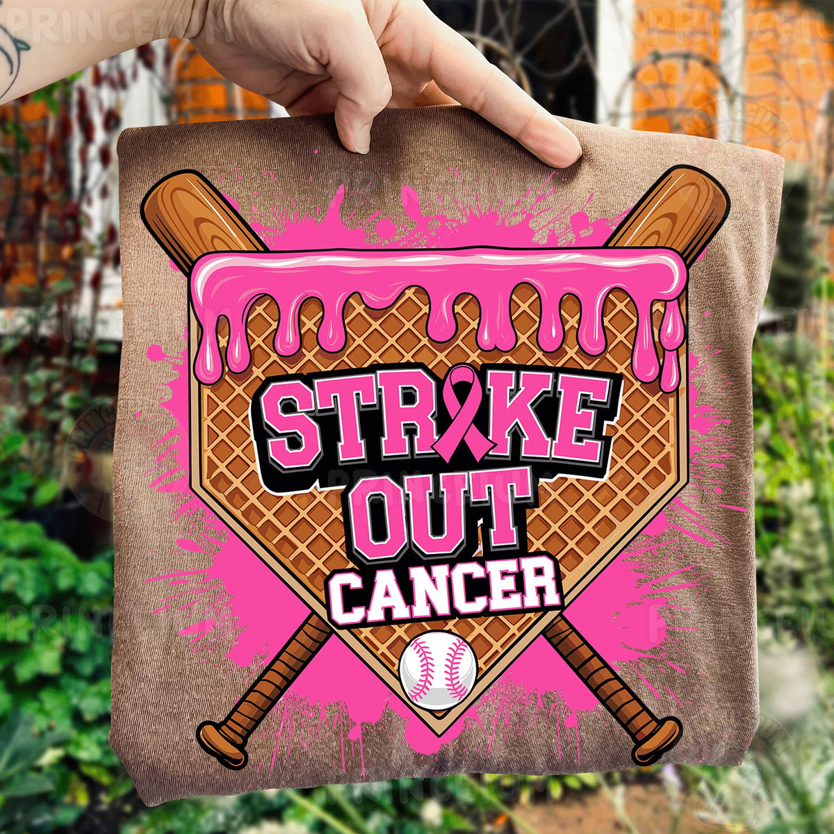 Strike Out Cancer Baseball