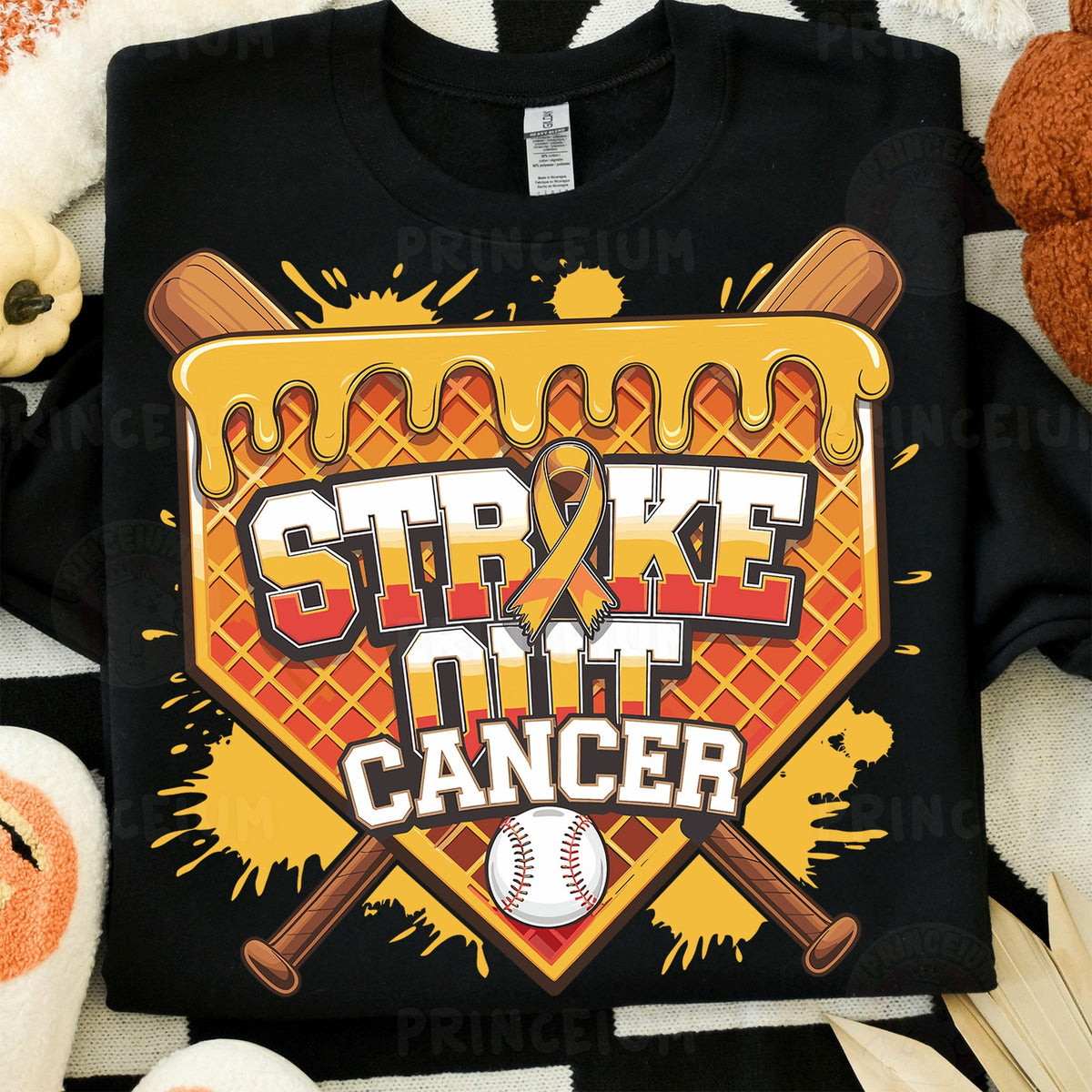 Strike Out Cancer Baseball
