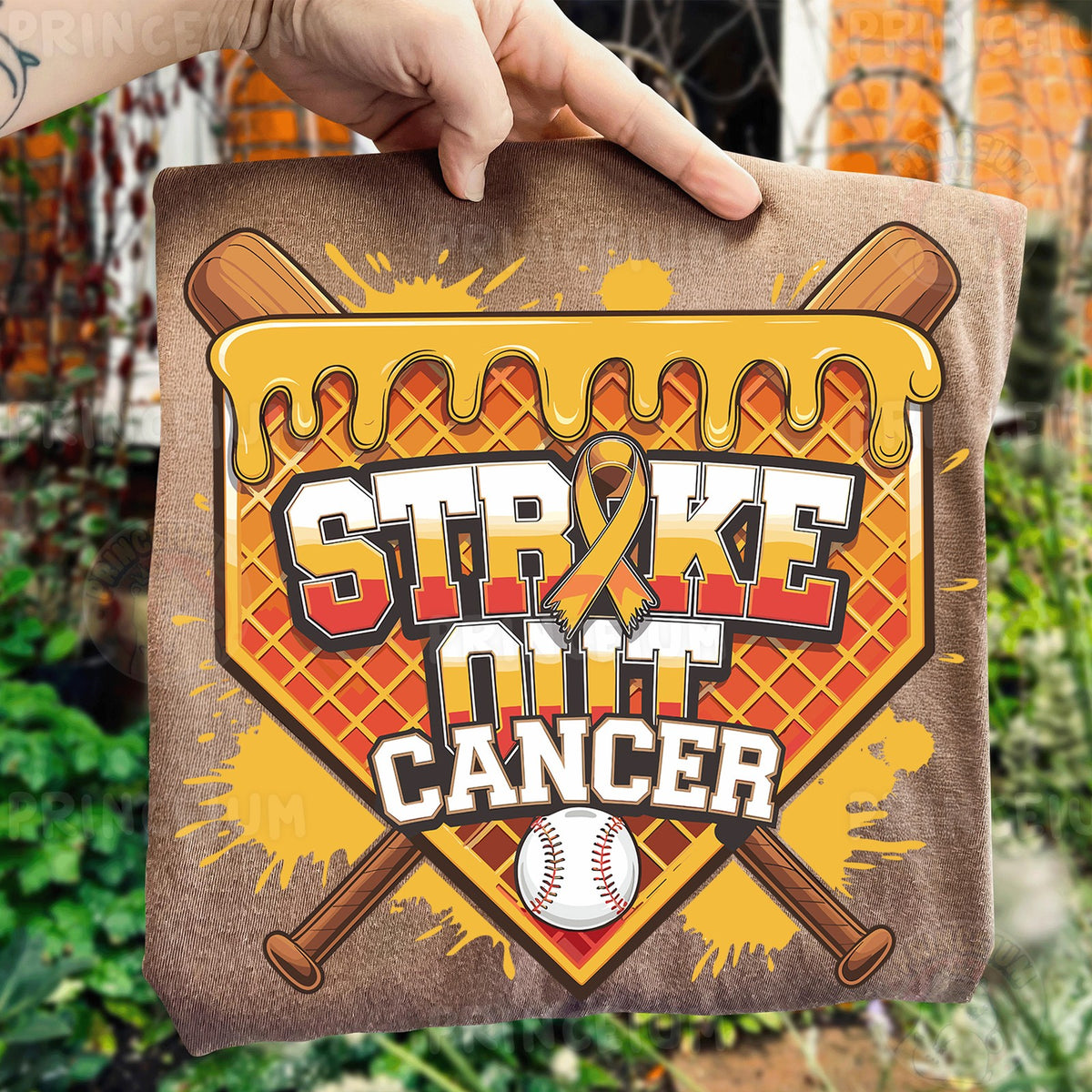 Strike Out Cancer Baseball