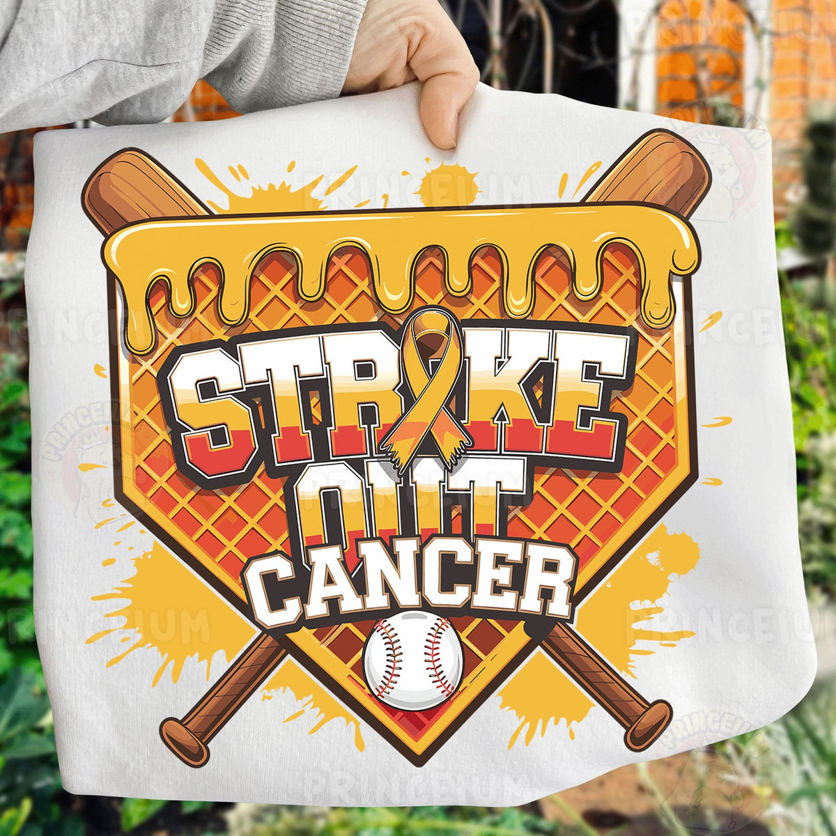 Strike Out Cancer Baseball