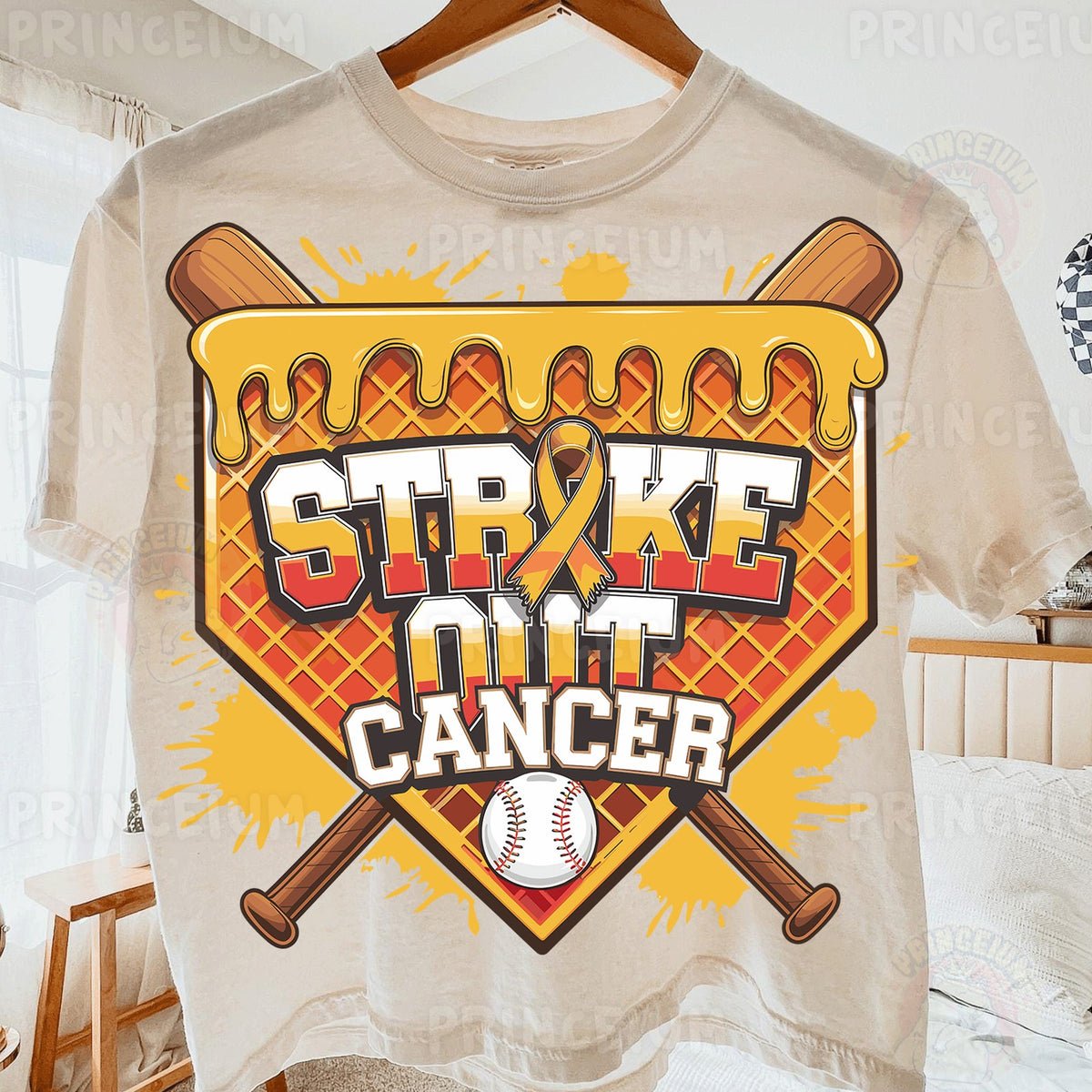 Strike Out Cancer Baseball