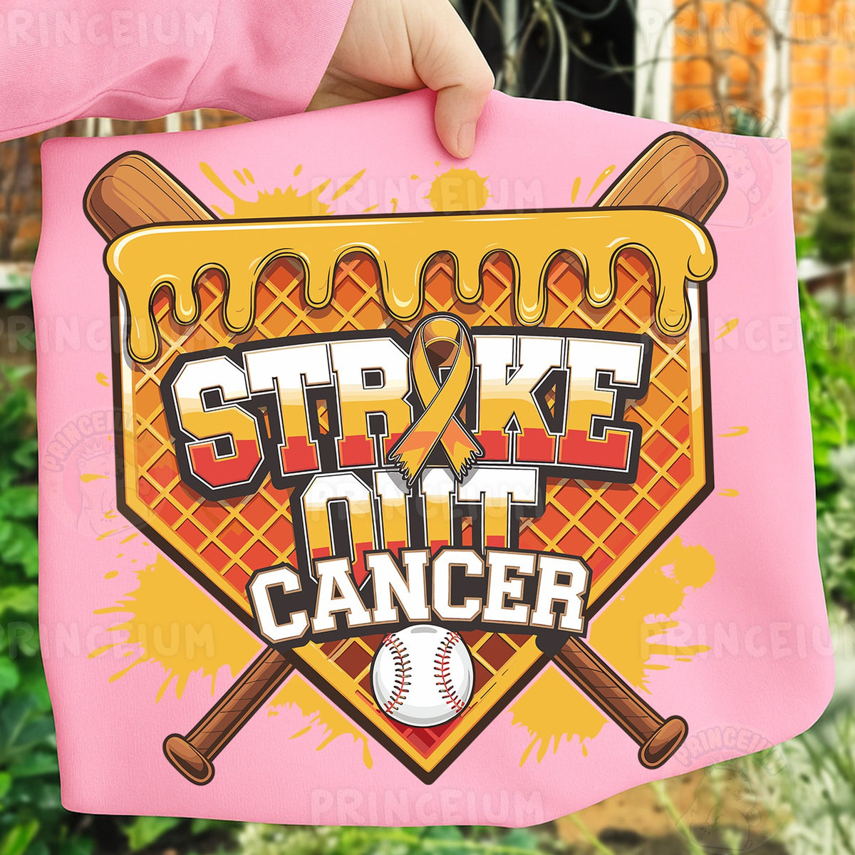 Strike Out Cancer Baseball