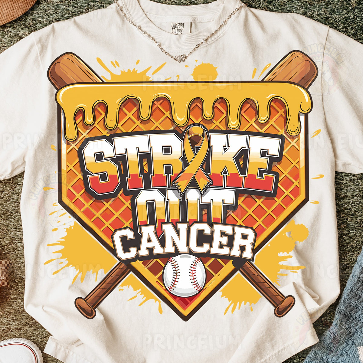 Strike Out Cancer Baseball