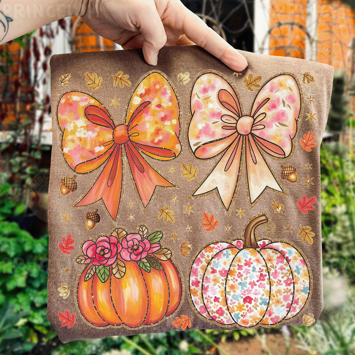 Coquette Fall Bows & Pumpkins