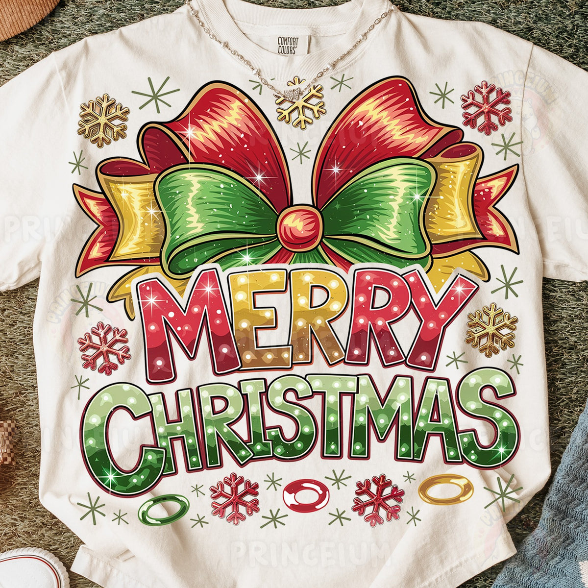 Sparkle Bow Merry Christmas