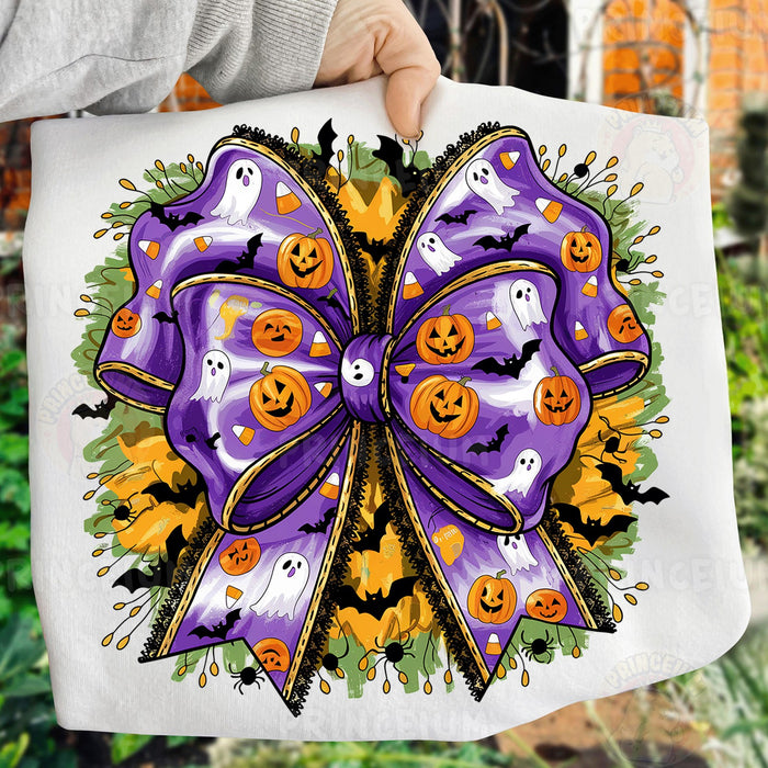 Spooky Halloween Coquette Bow