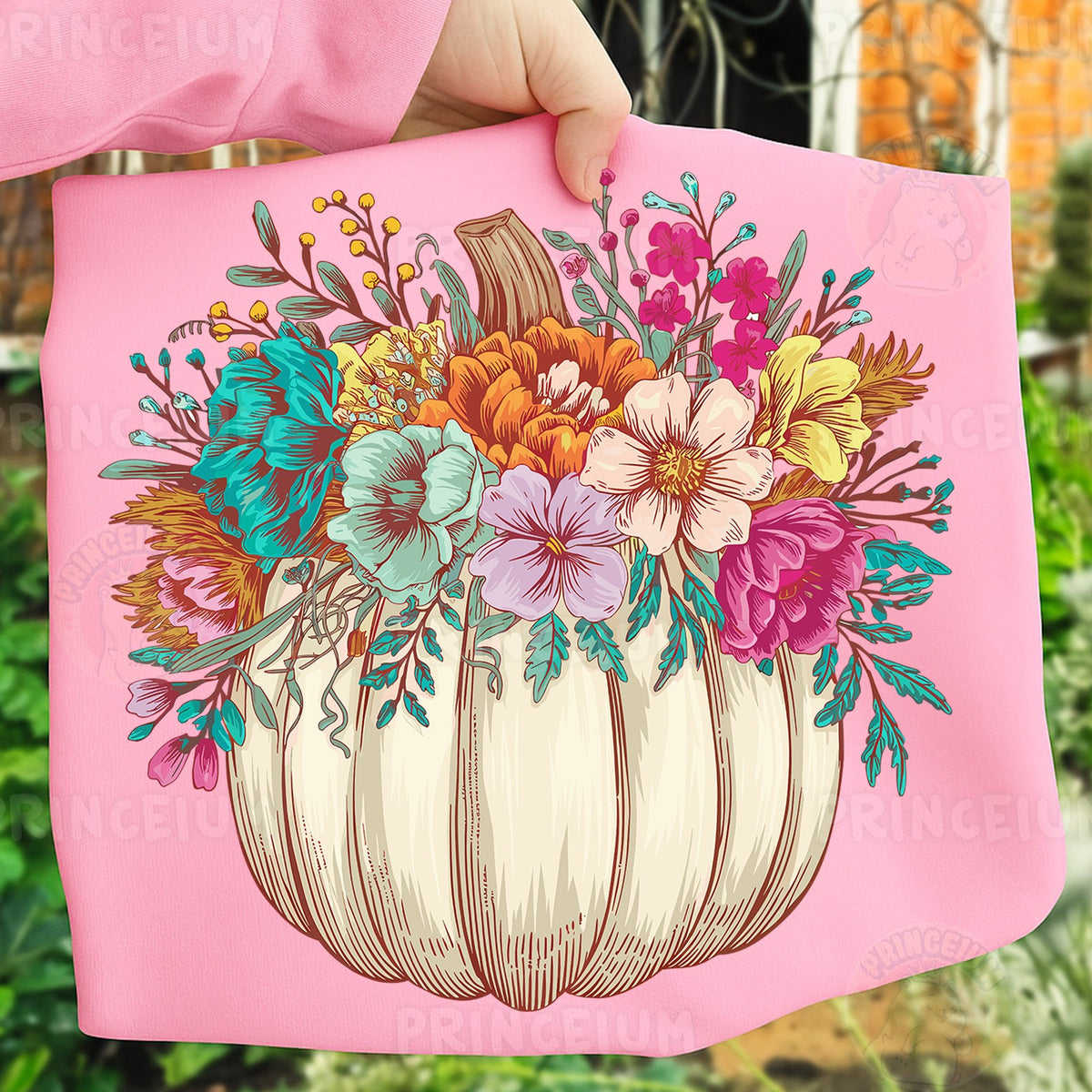 Floral Pumpkin Bouquet