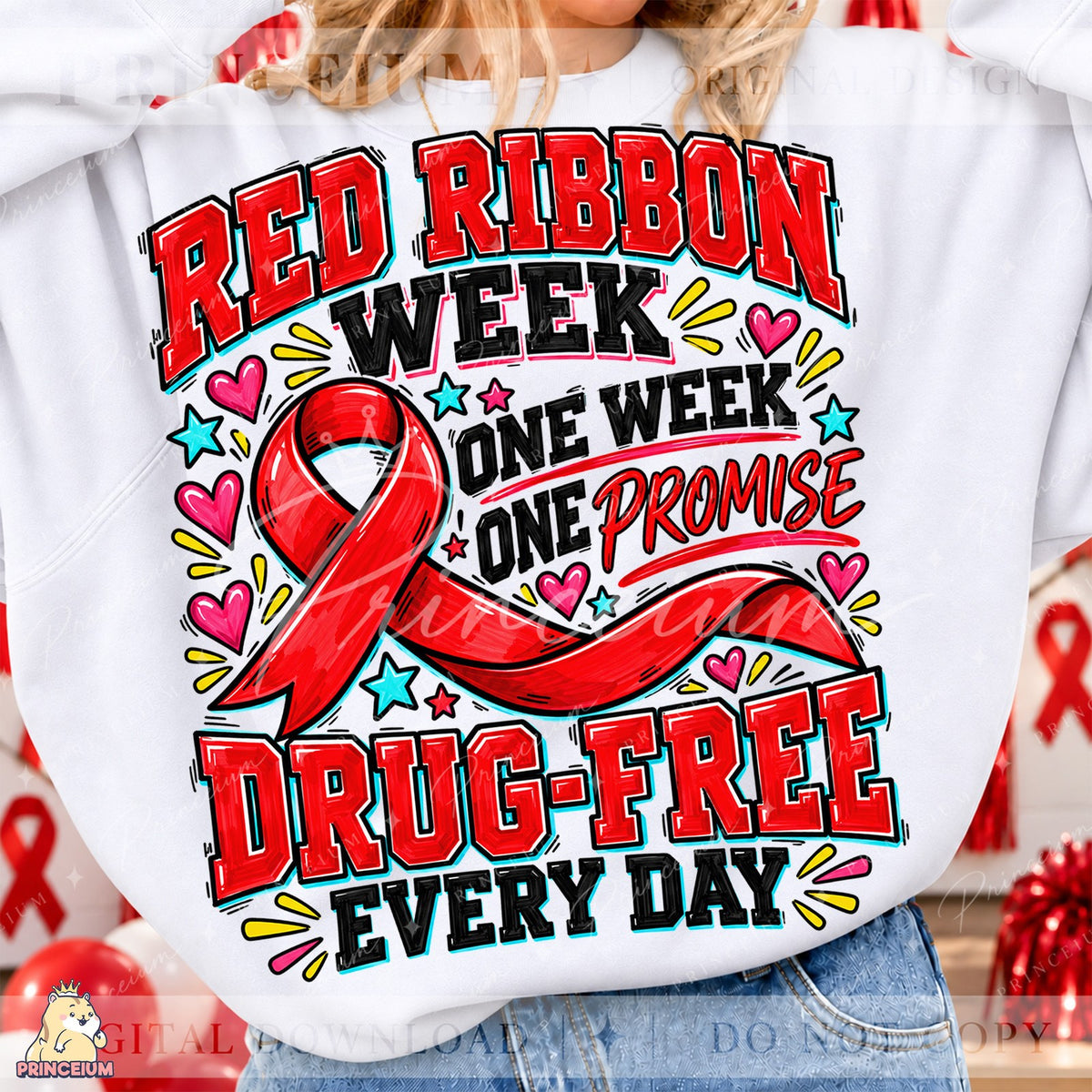 Red Ribbon Week Drug-Free Every Day
