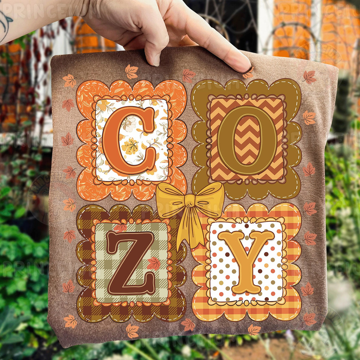 Cozy Fall Patchwork Letters