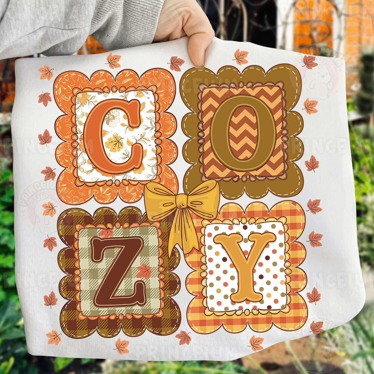 Cozy Fall Patchwork Letters
