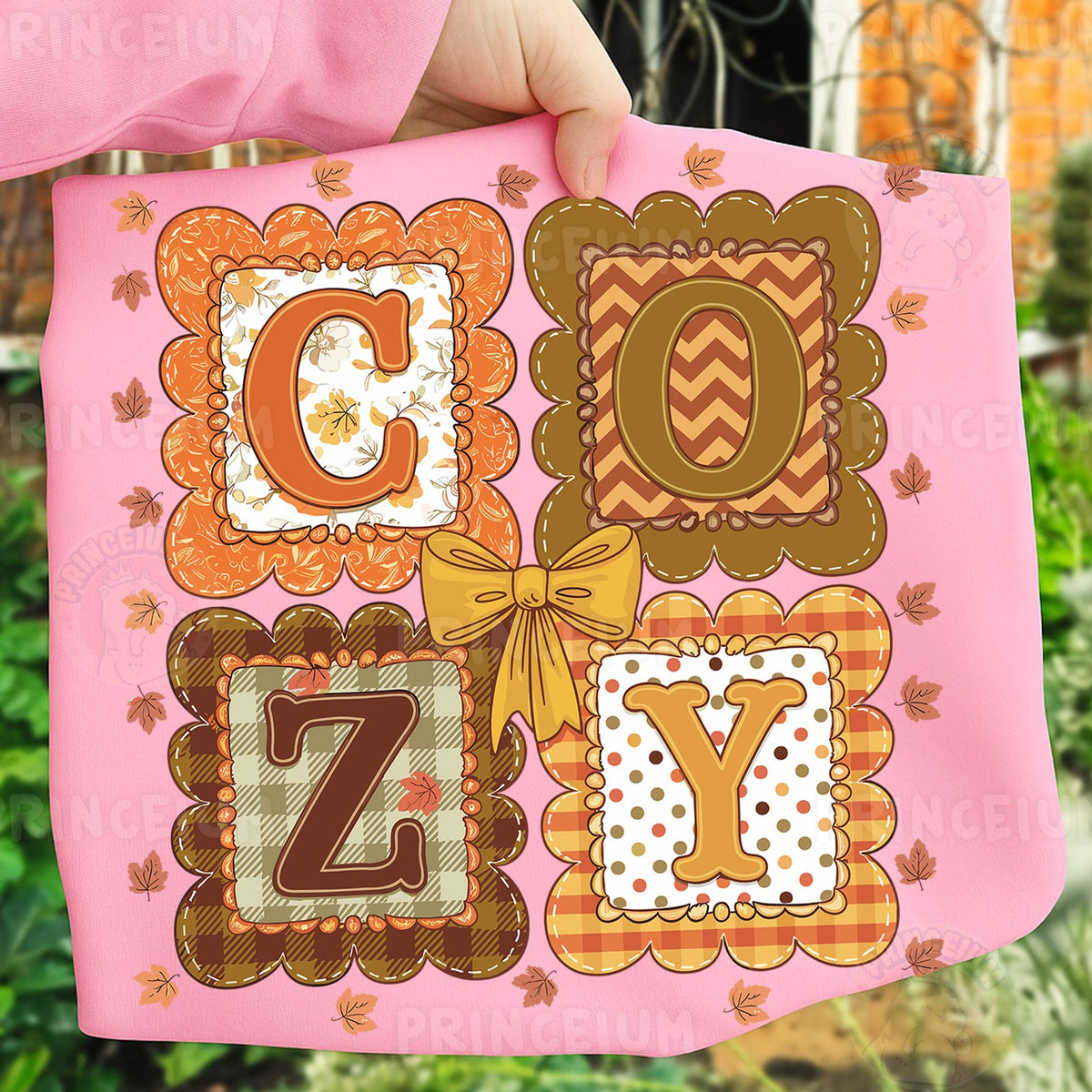 Cozy Fall Patchwork Letters