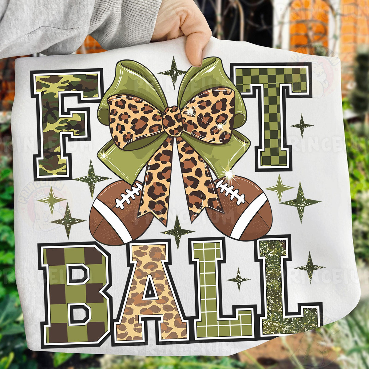 Football Bow Camo & Leopard