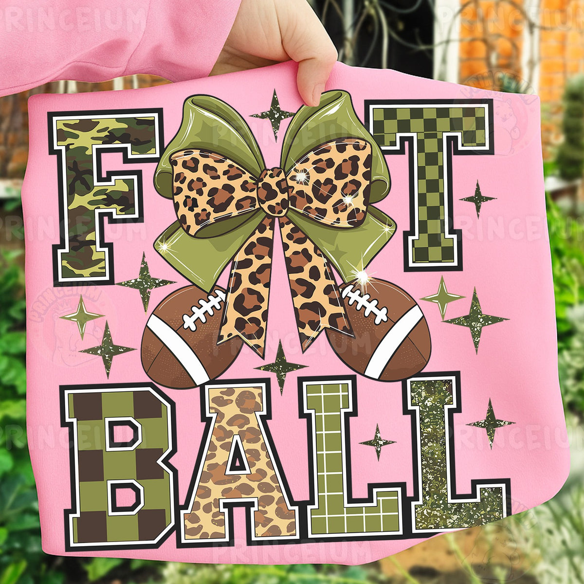 Football Bow Camo & Leopard