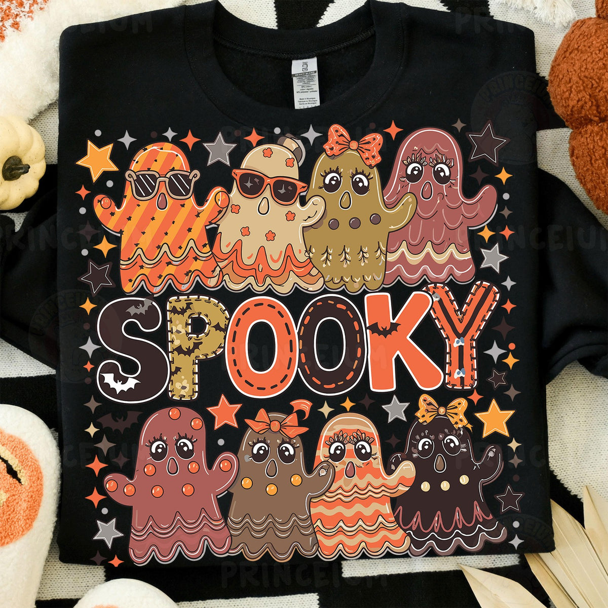 Spooky Retro Ghost Squad