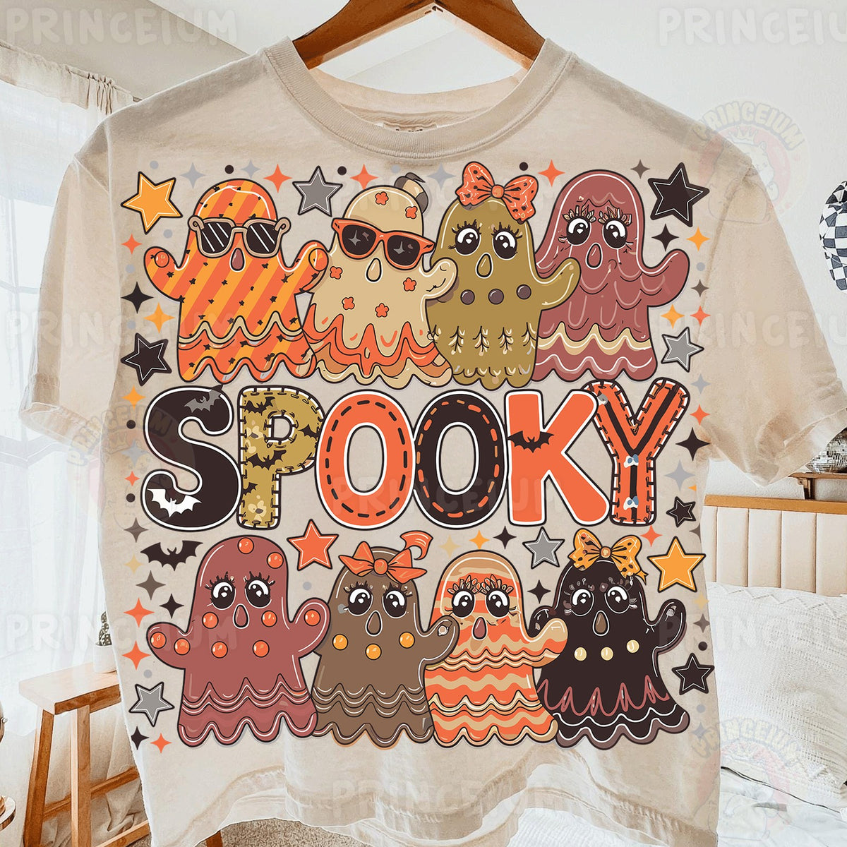 Spooky Retro Ghost Squad