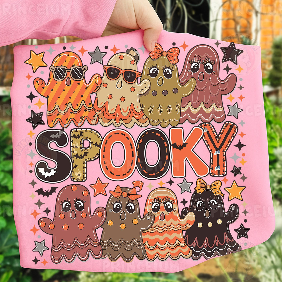 Spooky Retro Ghost Squad