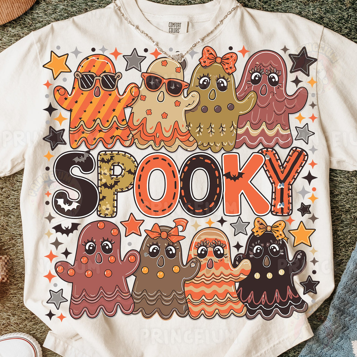 Spooky Retro Ghost Squad